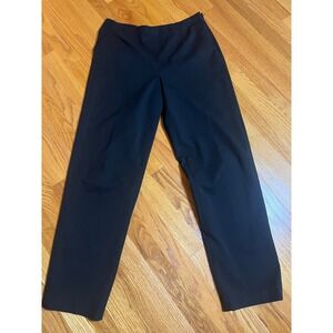 Talbots Stretch Black Dress Pants Career Business  Trousers side zip 10